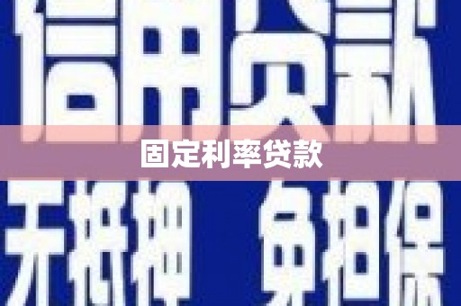 博野固定利率贷款