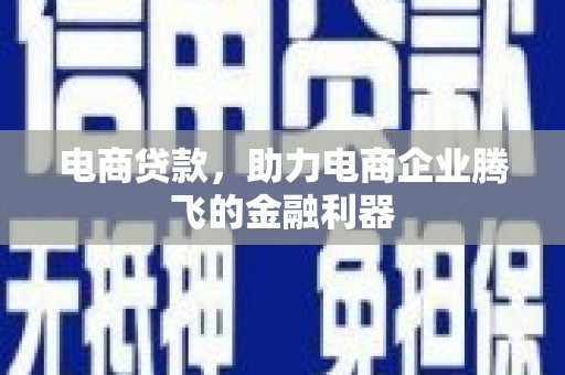 博野电商贷款，助力电商企业腾飞的金融利器
