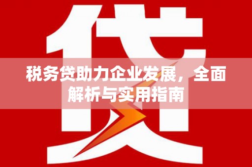 博野税务贷助力企业发展，全面解析与实用指南