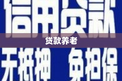 博野贷款养老