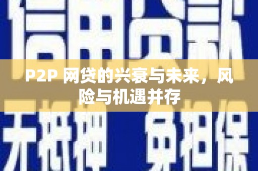博野P2P 网贷的兴衰与未来，风险与机遇并存