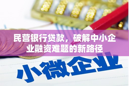 博野民营银行贷款，破解中小企业融资难题的新路径