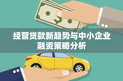 博野经营贷款新趋势与中小企业融资策略分析