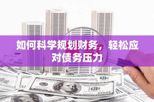 博野如何科学规划财务，轻松应对债务压力